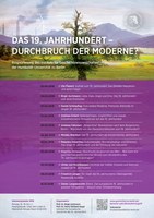 Ringvorlesung: Das 19. Jahrhundert – Durchbruch der Moderne?